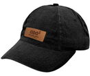 Odo-Cap mit Lederpatch, schwarz
